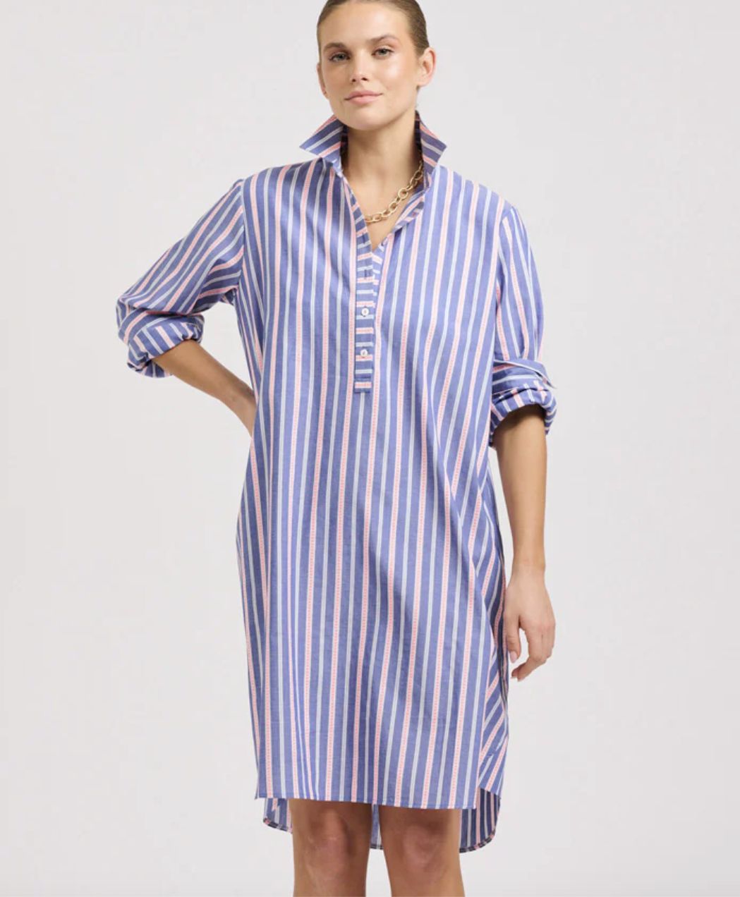 Shirty~ Popover shirt dress