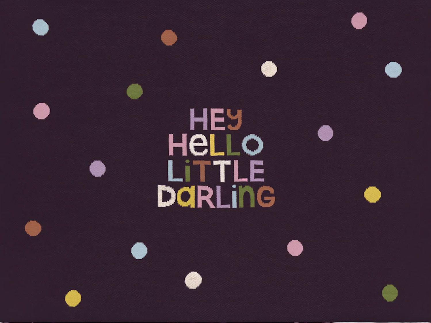 Hello Darling Baby Throw blanket