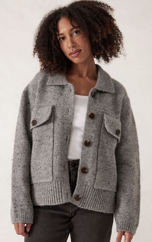 Knit Bomber Cardi