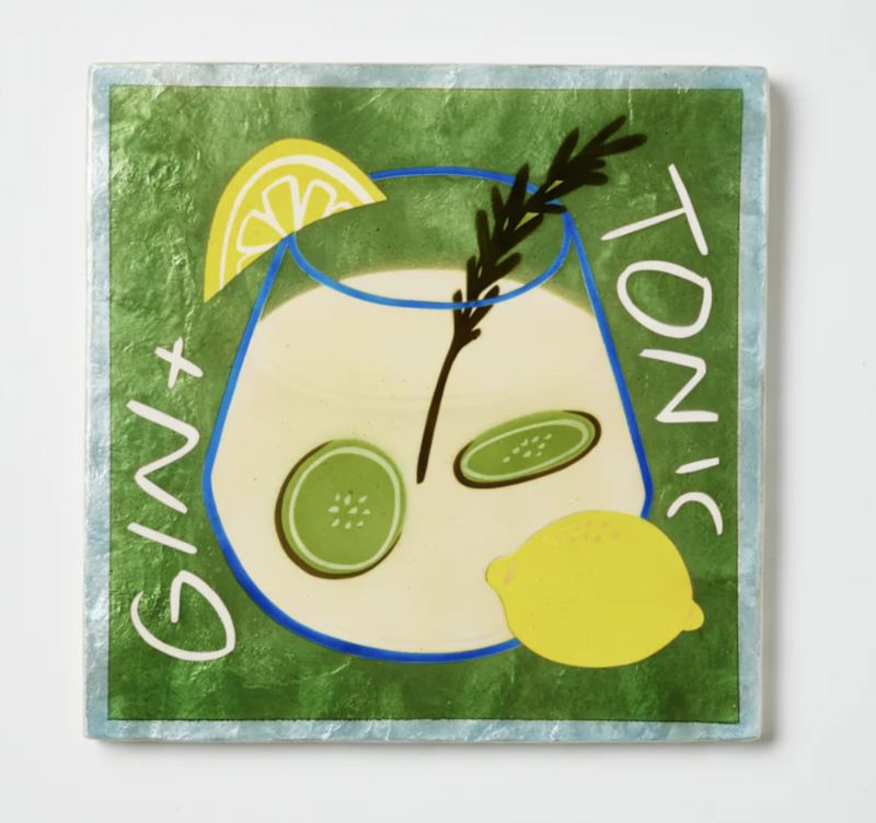 Jones and Co gin Happy hour wall tile