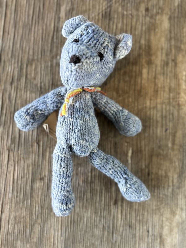Ditsy Bear Blue Small