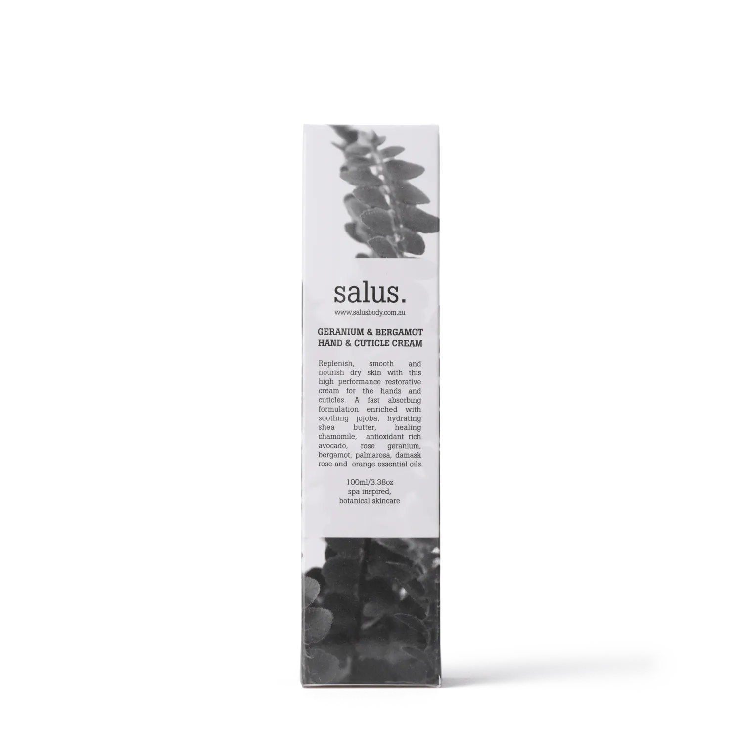 Salus~ 100ml Geranium &amp; Bergamont hand &amp; cuticle cream