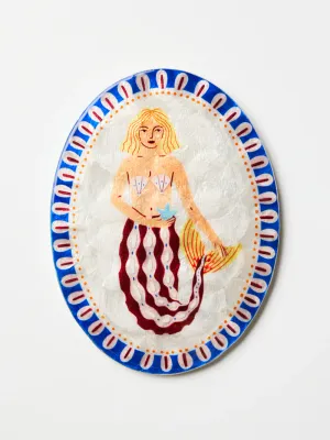 Mermaid coral cowrie tile