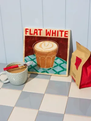 Jones and Co Barista wall art~Flat White