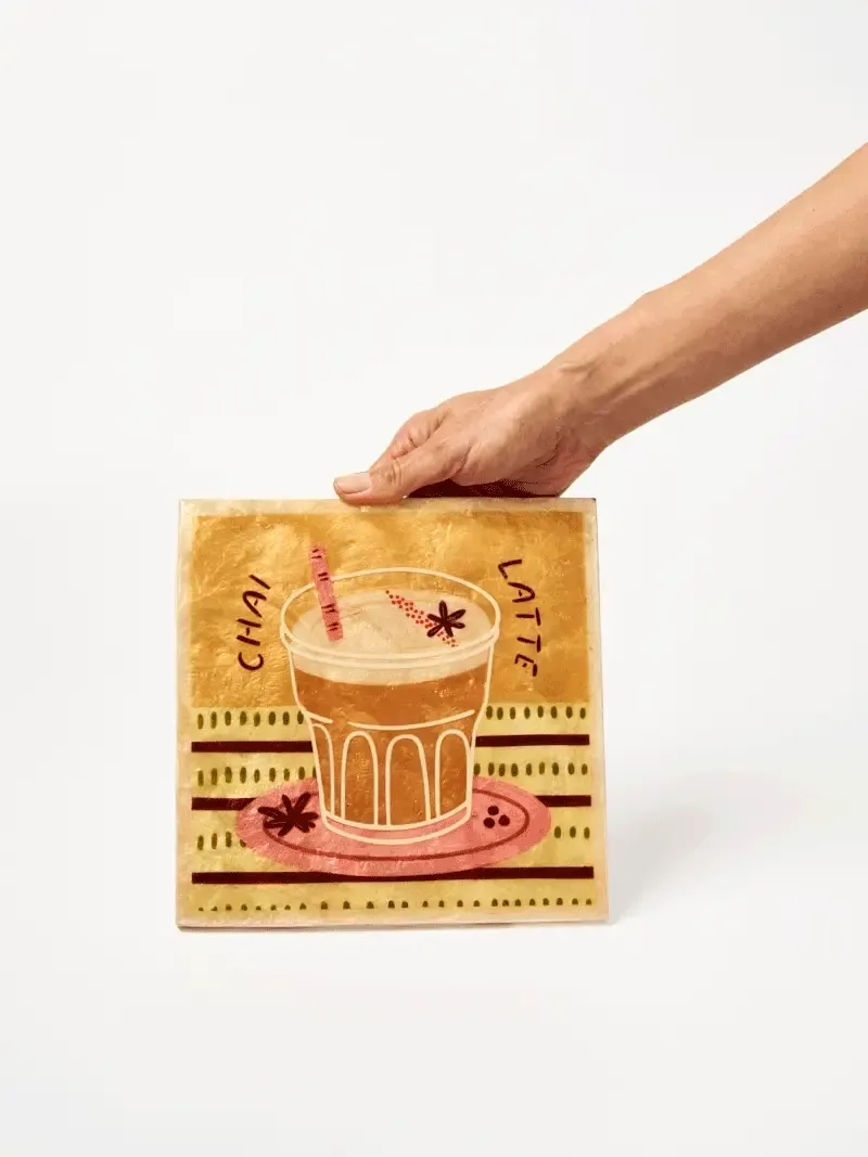 Jones and Co Barista wall art ~ Chai Latte