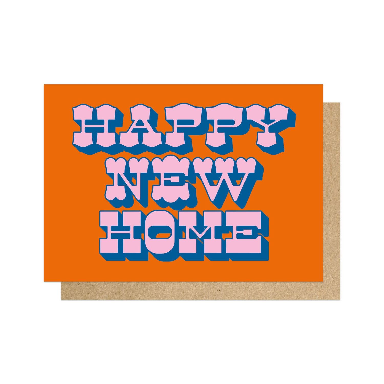 Happy New Home Greetings Card: Cello-Free