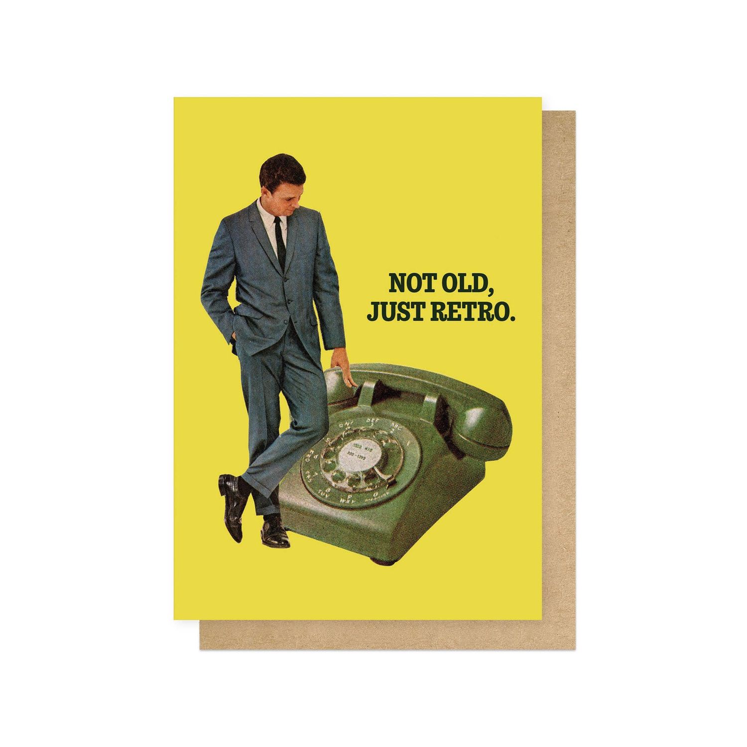 Retro Greetings Card: Cello-Free