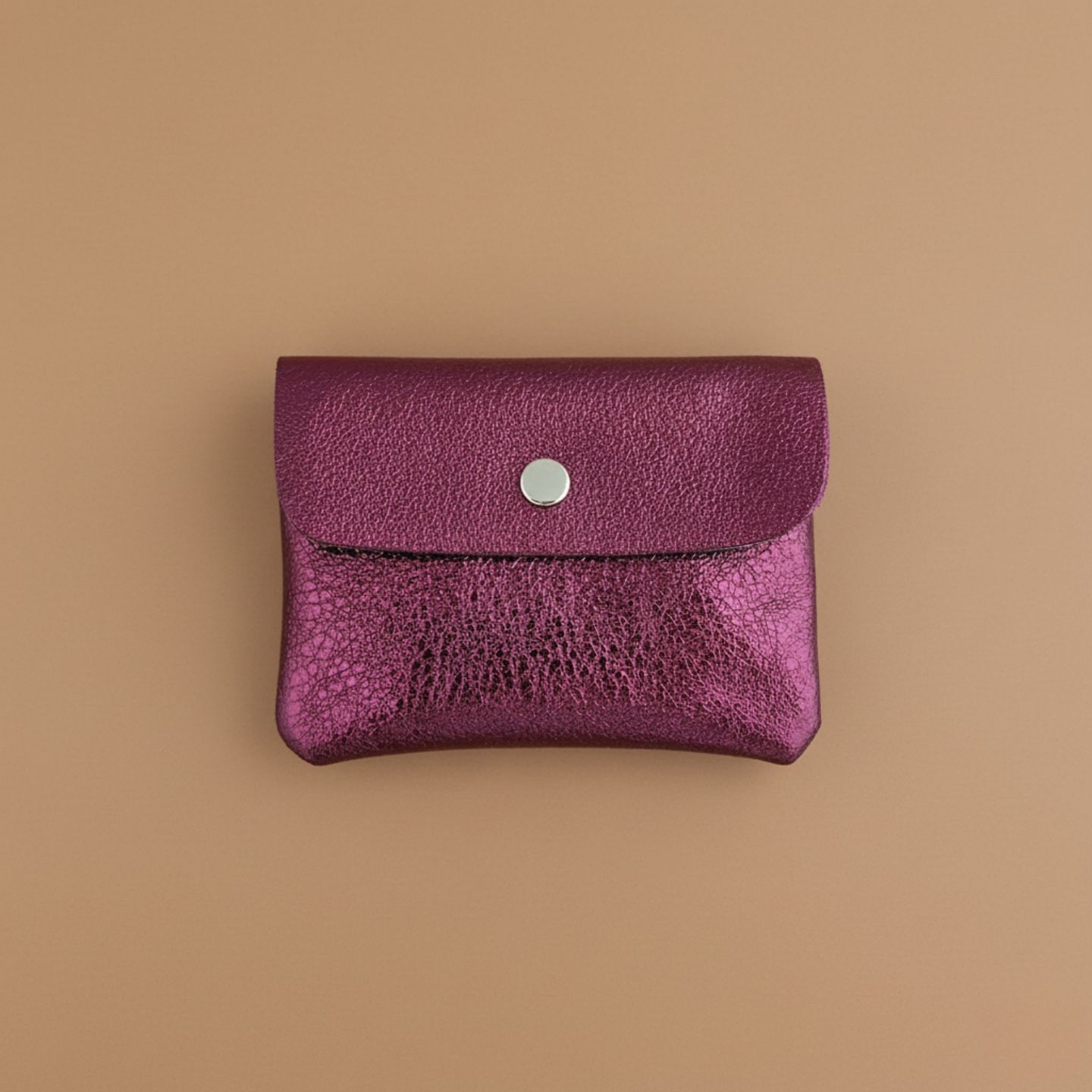 Cowhide leather coin purse Kangoobis: Burgundy
