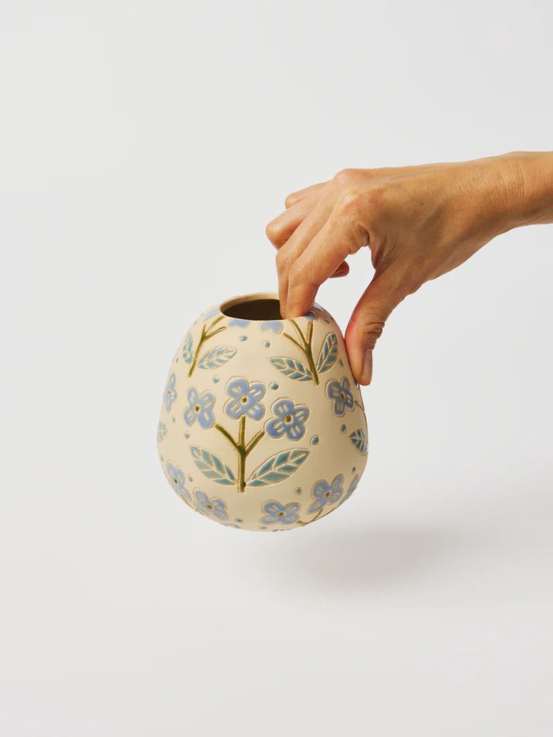 Pollen Vase Blue Forest