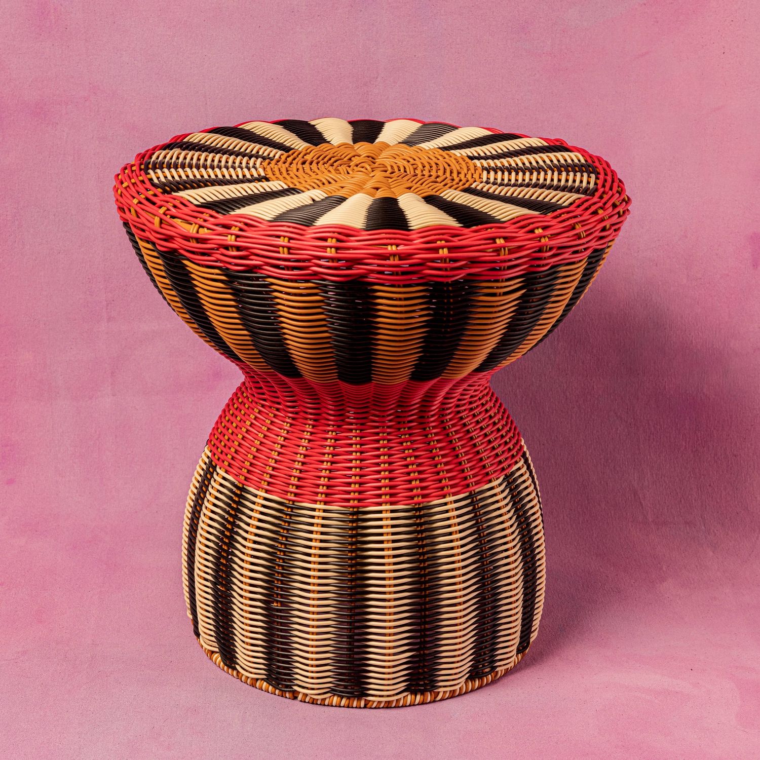 Accent Table - Black &amp; Cream