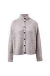 Riley funnel neck tab cardi