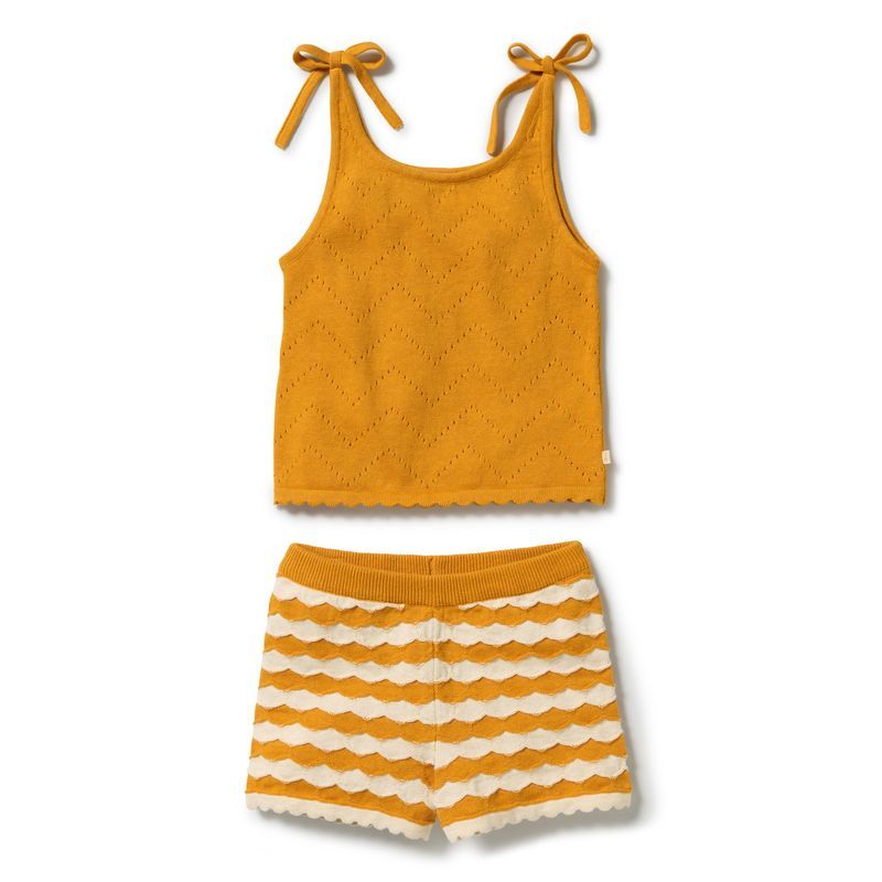 Marmalade Organic knitted Chevron set