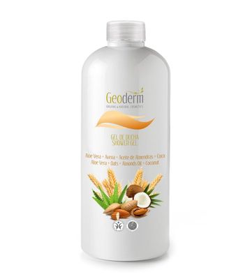 Organic &amp; Natural Skin Pamper Shower Gel - Aloe Vera, Oats and Coconut