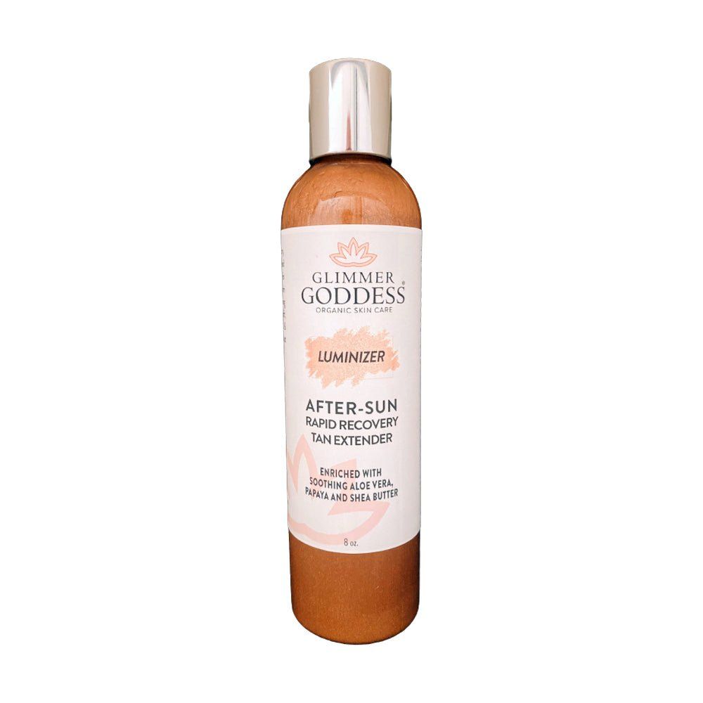 Organic After Sun Lotion &amp; Tan Extender + Luminizing Shimmer