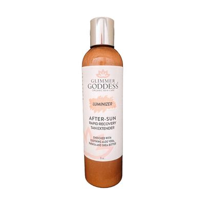 Organic After Sun Lotion &amp; Tan Extender + Luminizing Shimmer