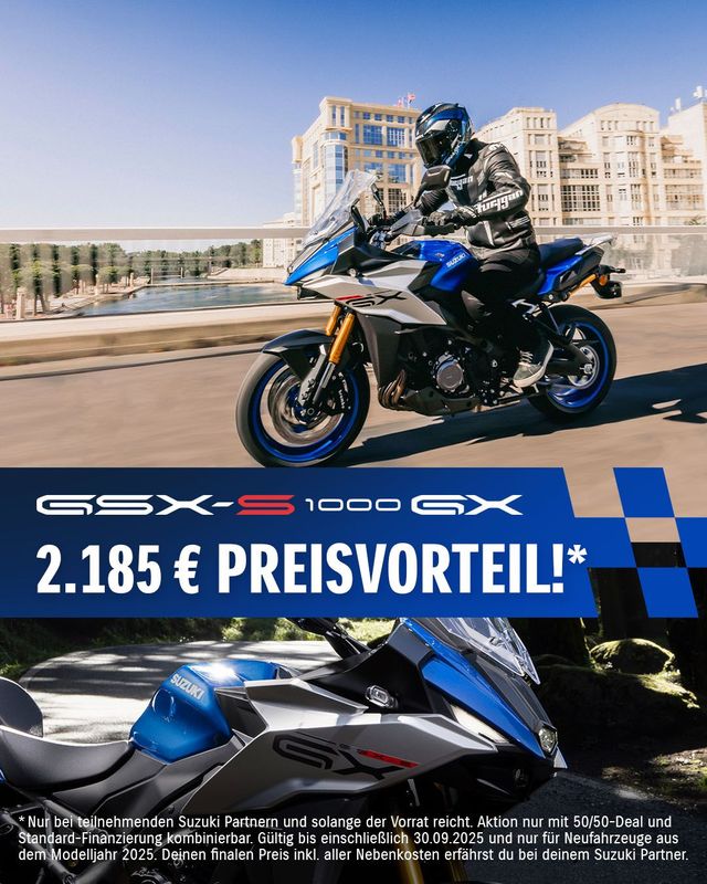 Suzuki GSX-S1000 GX LETZTE CHANCE bis 30.09.25
