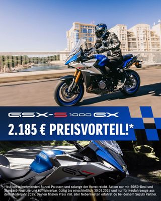 Suzuki GSX-S1000 GX LETZTE CHANCE bis 30.09.25