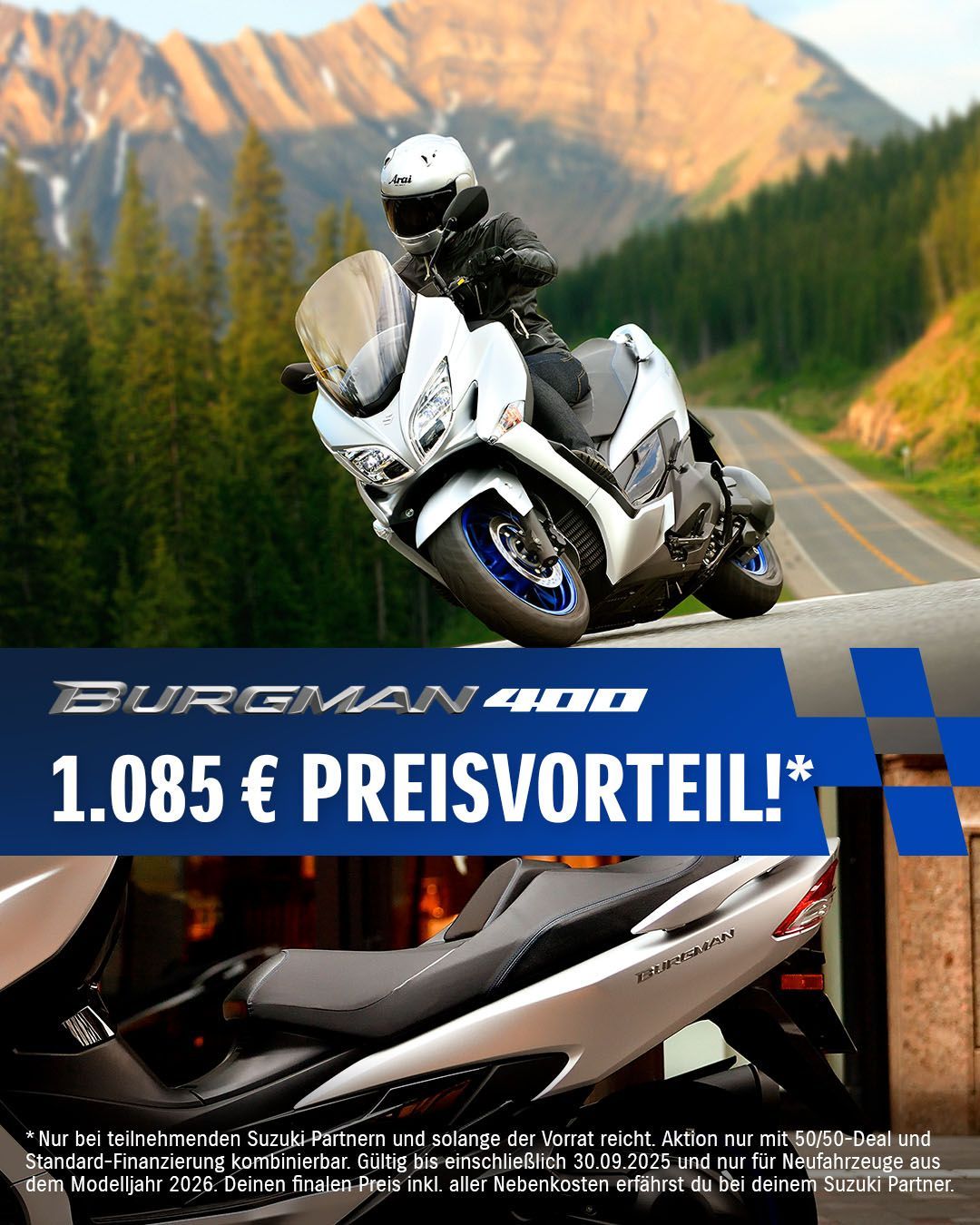 Suzuki Burgman 400 MY2026 LETZTE CHANCE bis 30.09.25