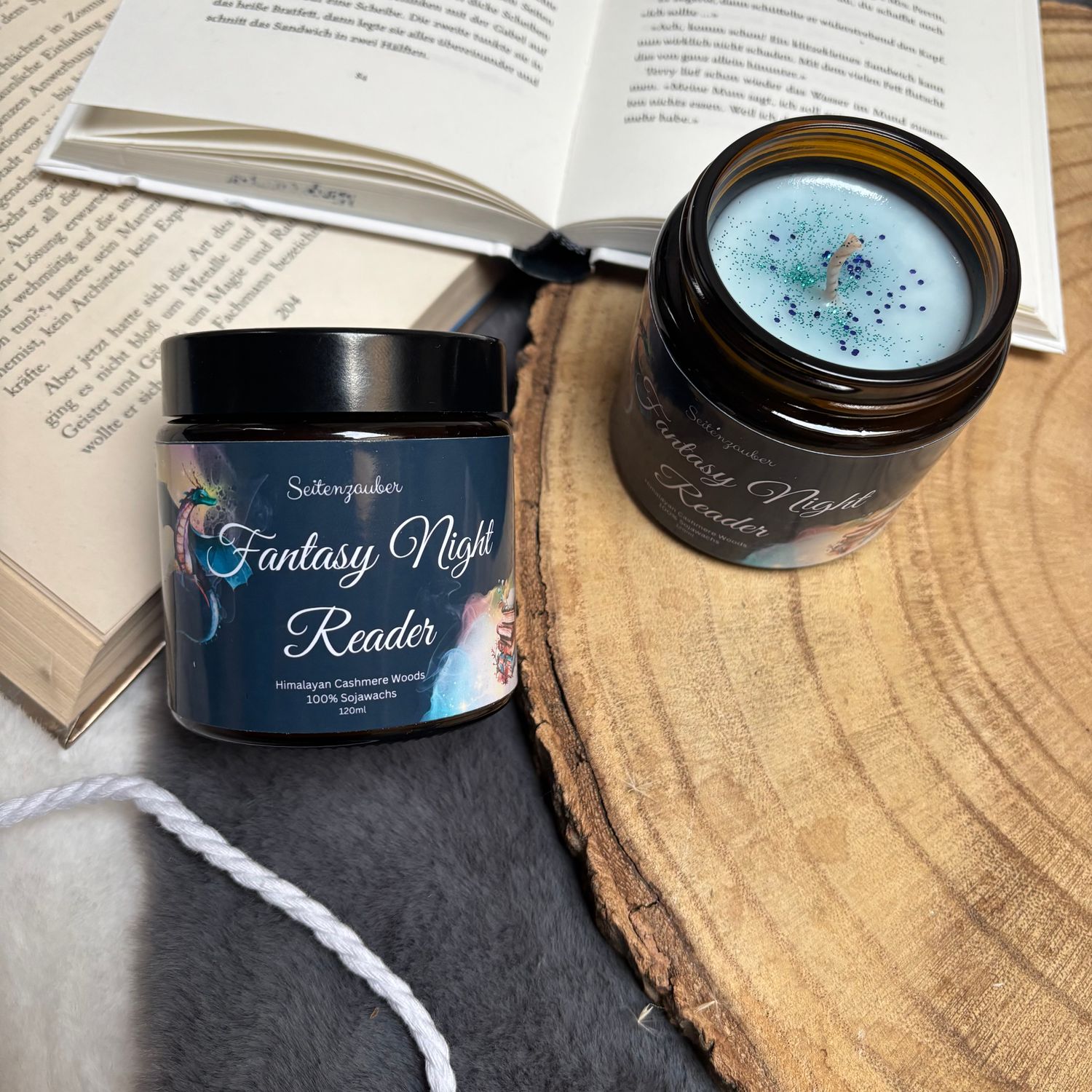 Duftkerze „Fantasy Night Reader“