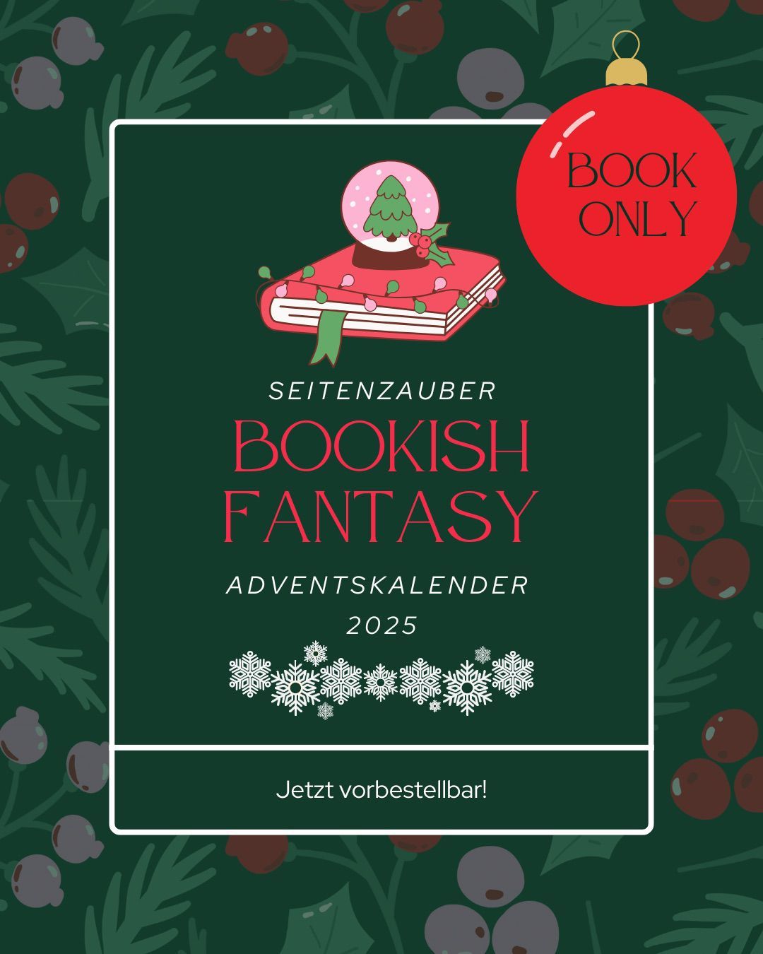 Bookish Fantasy Adventskalender 2025 - Book only + 2 Goodies