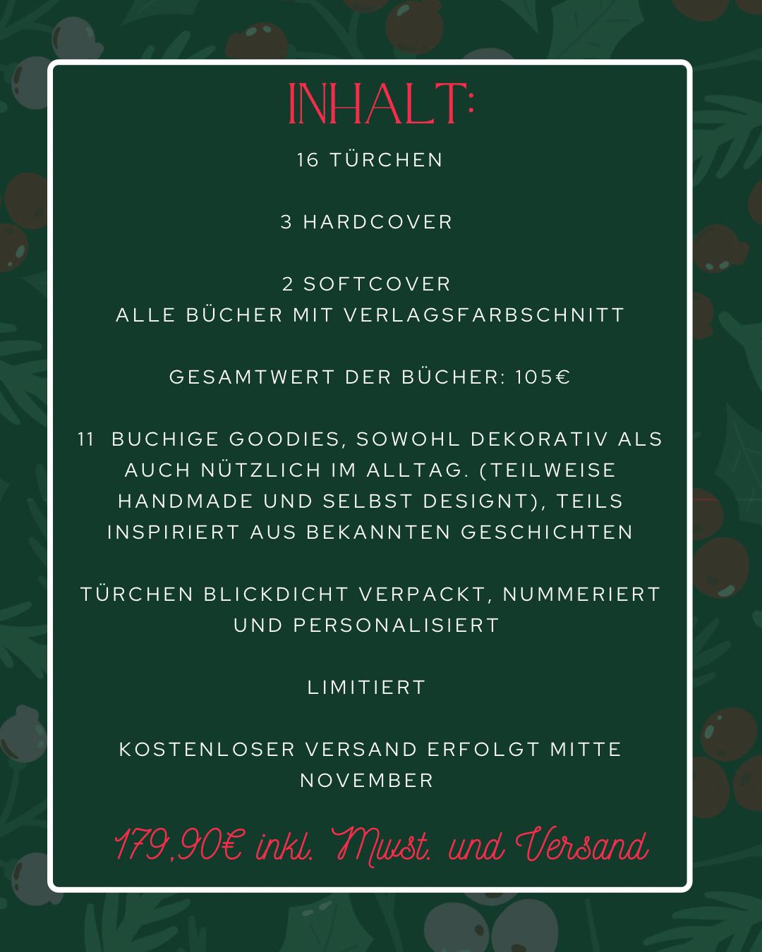 Bookish Fantasy Buch Adventskalender 2025