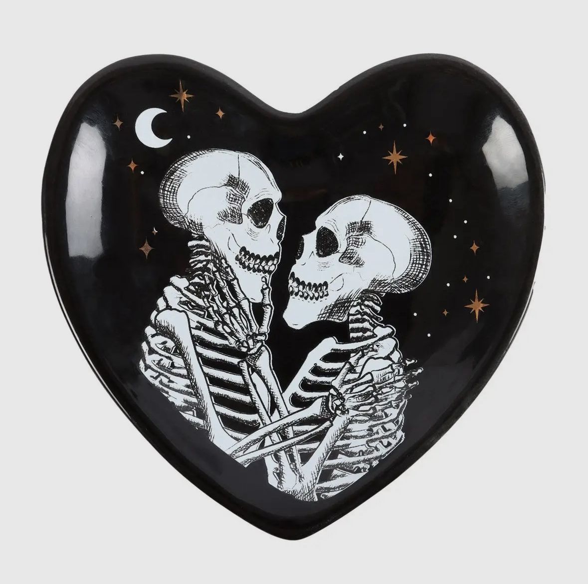 Schmuckschale „Skeleton Love“ – Gothic Deko & Schmuckschale