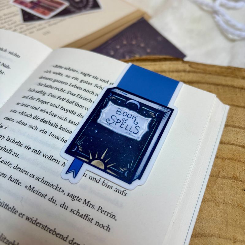 Magnetisches Lesezeichen – Book of Spells
