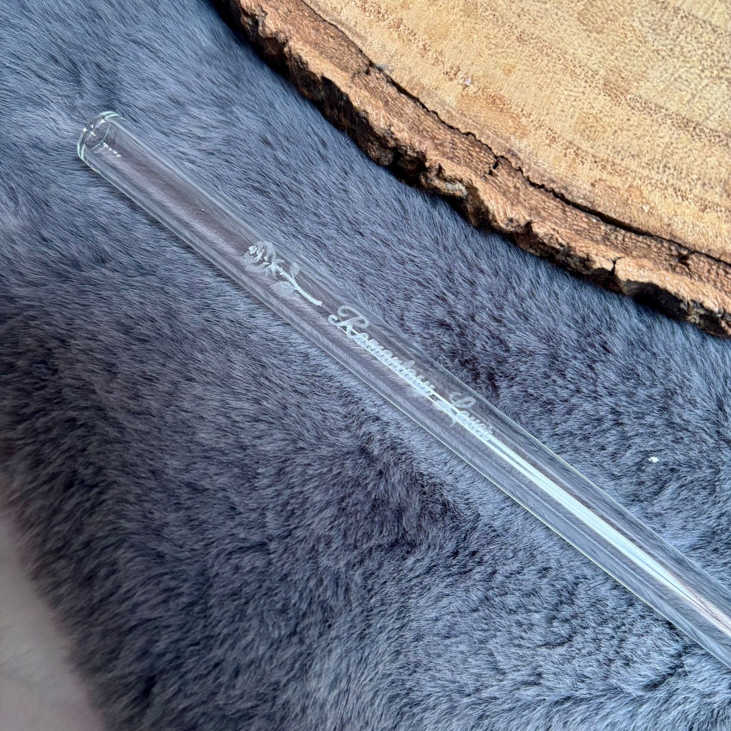 Glasstrohhalm „Romantasy Lover“ – graviert