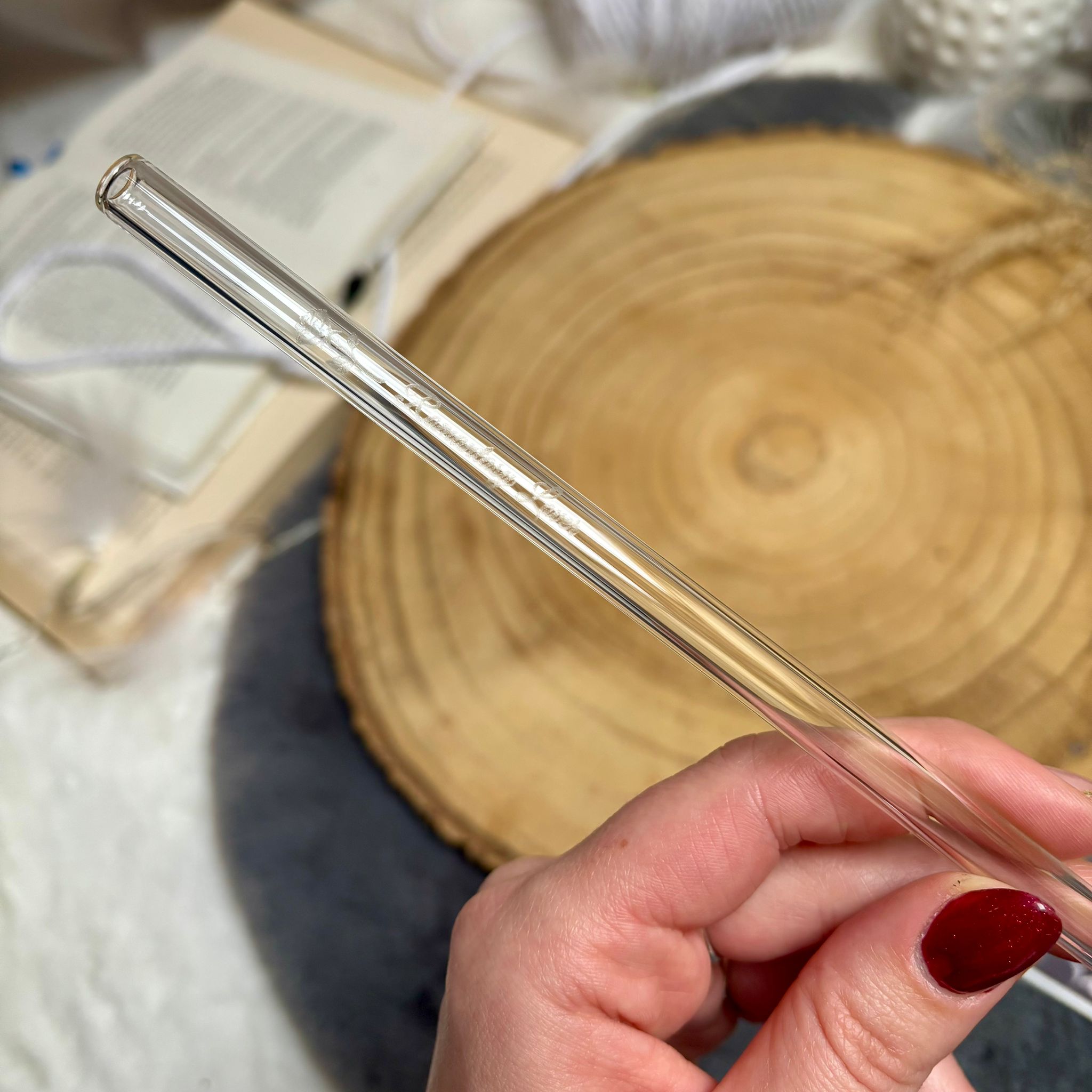 Glasstrohhalm „Romantasy Lover“ – graviert