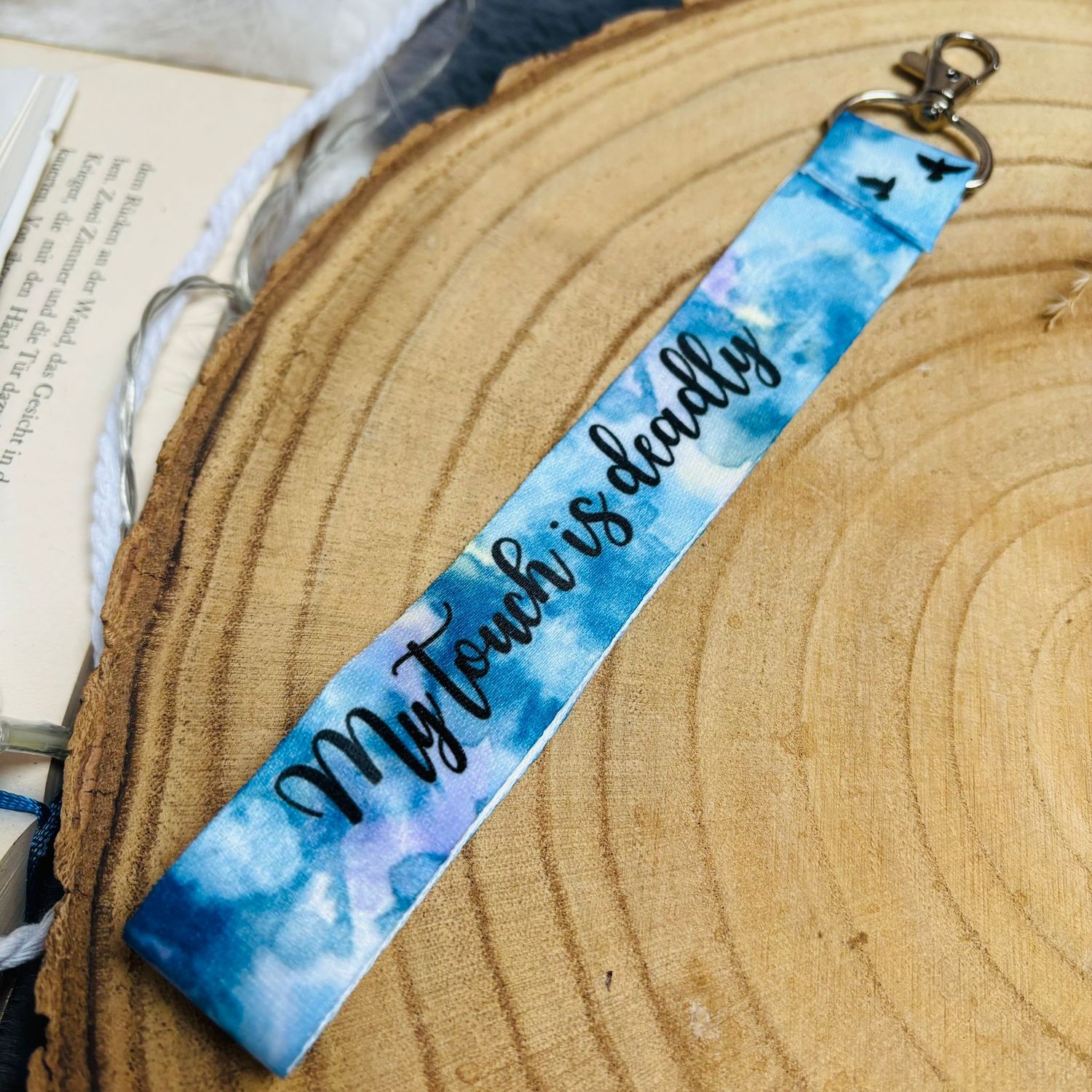 Schlüsselband/Wristlet „My Touch is Deadly“