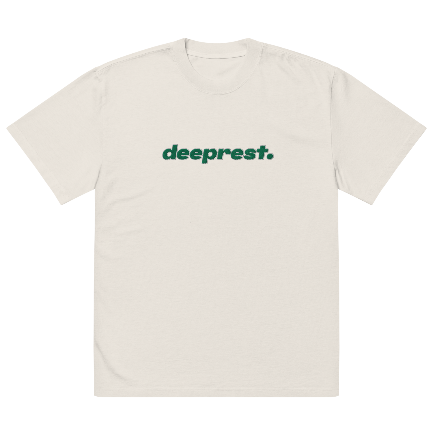 Deeprest Logo Embroidered Oversized faded t-shirt