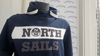 Felpa uomo North Sails Cappuccio