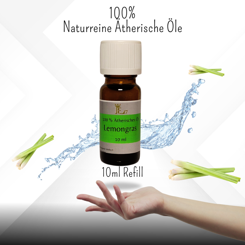 LE7 Ätherische Öle I Lemongras Öl I 100 % naturreine Ätherisches ÖL I 10 ml
