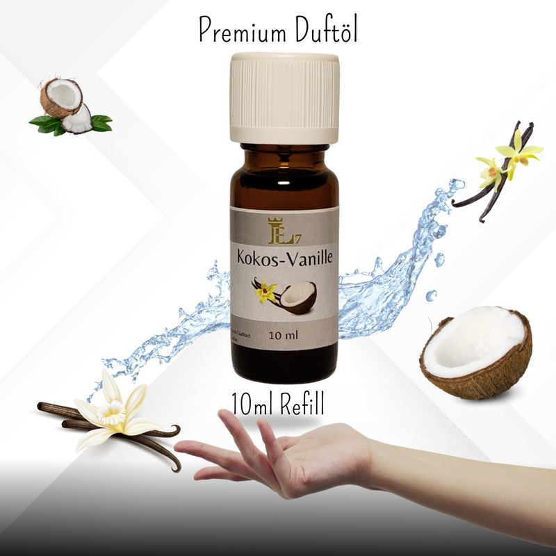 Duftöl - 10 ml Nachfüllduft  (Kokos-Vanille)