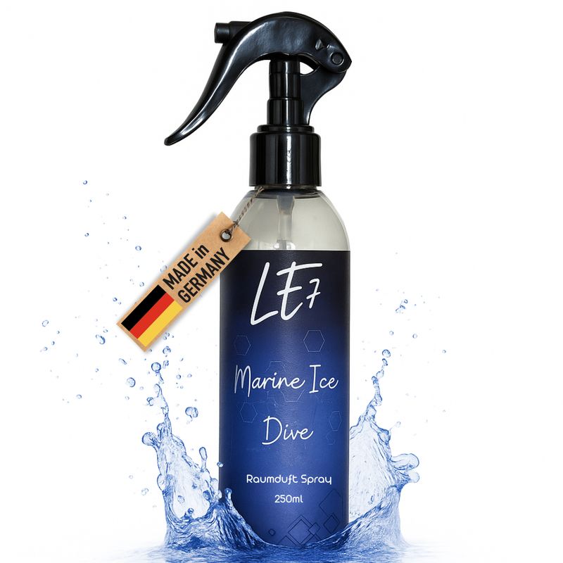LE7 Autoduft – 250ml Langanhaltender Raumduft für Auto & Zuhause – Premium Auto Duftspray mit hochwertigem Parfüm – Lufterfrischer, Autoparfum für Auto, Wohnung & Büro