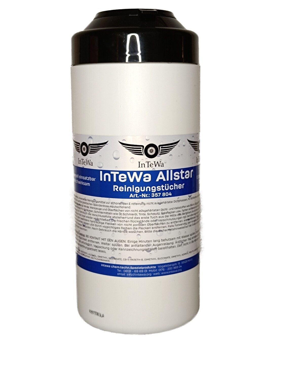 Intewa Allstar  100 Tücher in Spenderdose