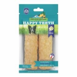 Himalayan Pet Supply Happy Teeth Cheese Flavor Dental Dog Treat Large 2-Count