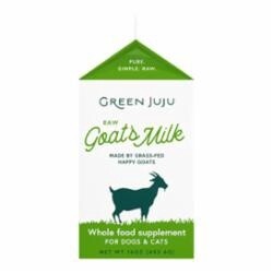 Green JuJu Raw Goat&#39;s Milk, Size: 16oz