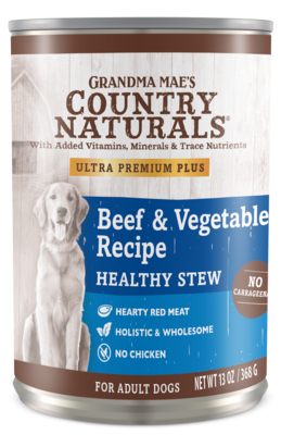 Grandma Mae&#39;s Country Naturals Beef &amp; Vegetable Stew 13oz