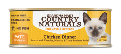 Grandma Mae&#39;s Country Naturals Grain-Free Chicken Dinner 5.5oz