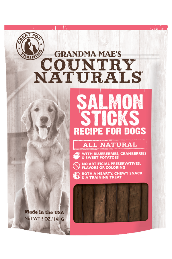 Grandma Mae&#39;s Country Naturals Salmon Sticks 5oz