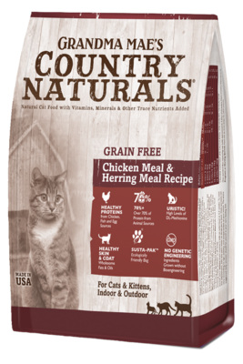 Grandma Mae&#39;s Country Naturals Grain-Free Cat &amp; Kitten Entrée