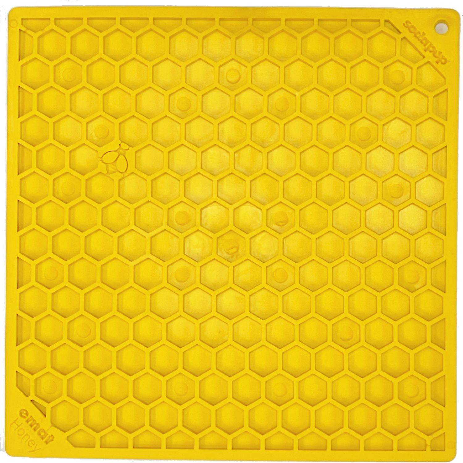 SodaPup emat Honeycomb Design Enrichment Lick Mat, Size: Small 5&quot;x7&quot;