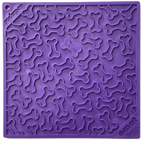 SodaPup emat Bones Design Enrichment Lick Mat