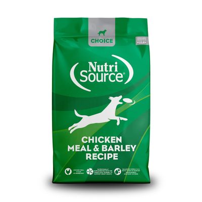 NutriSource Choice Chicken Meal &amp; Barley Recipe 30lb