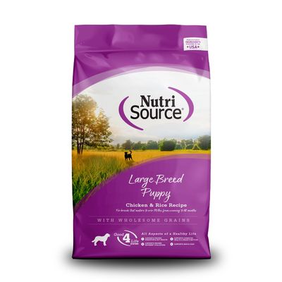 NutriSource Large Breed Puppy Chicken Meal &amp; Rice Recipe