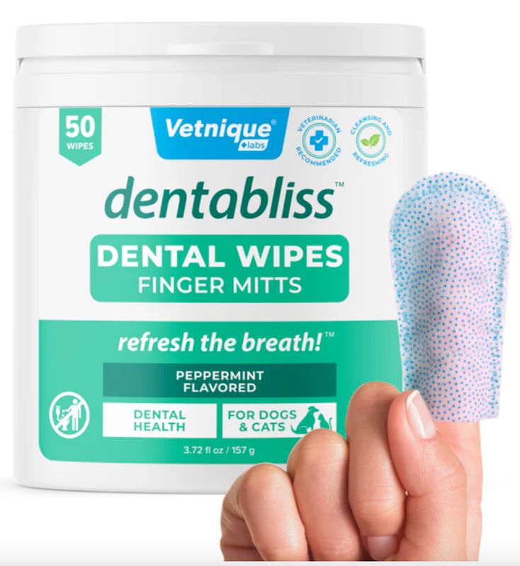Glandex Dentabliss Breath Freshening Finger Mitt 50-Count