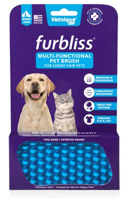 Furbliss Multi-Functional Pet Brush for Short Hair Pets