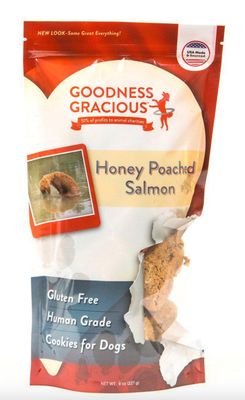 Goodness Gracious Honey Poached Salmon Cookies 8oz