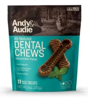 Andy &amp; Audie Small Dental Chew 11-Count